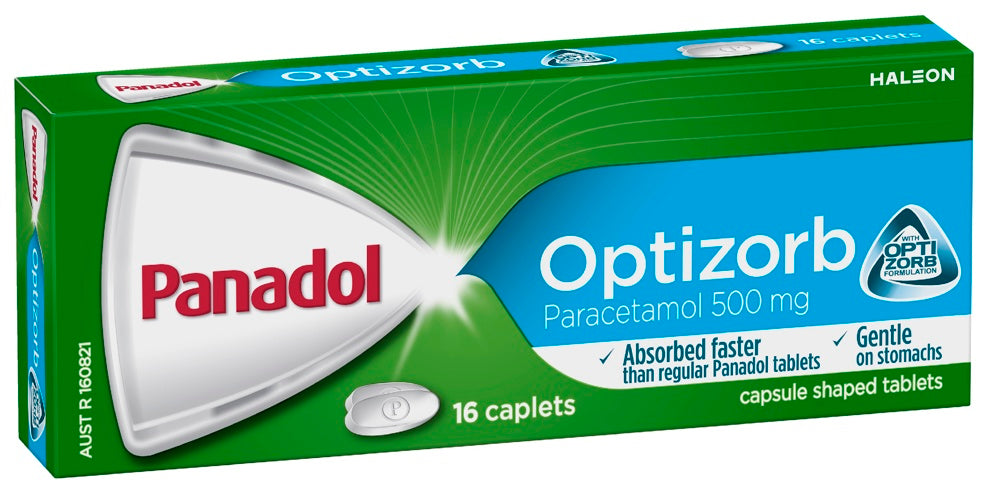 Panadol Optizorb 500mg 16 Caplets
