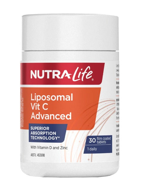 Nutralife Liposomal Vit C Advanced 30 Tablets