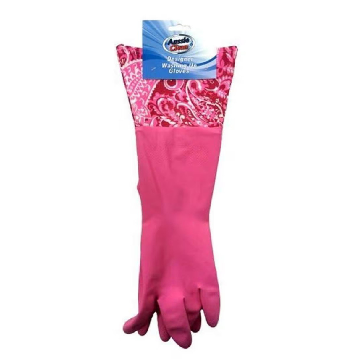 Aussie Clean Designer Washing Glove Assorted Colours 1 Pair