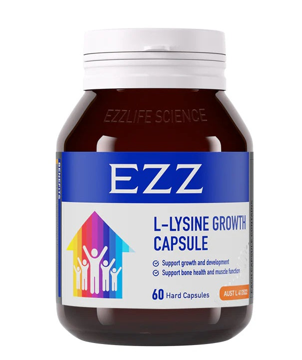 EZZ L-Lysine Growth Capsule 60 Capsules