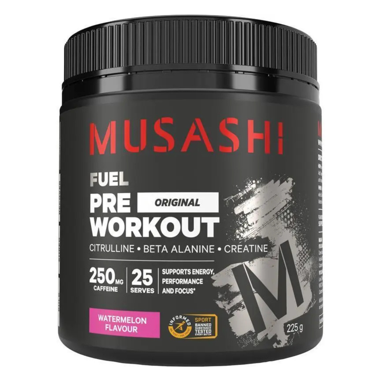 Musashi Pre Workout Watermelon 225g