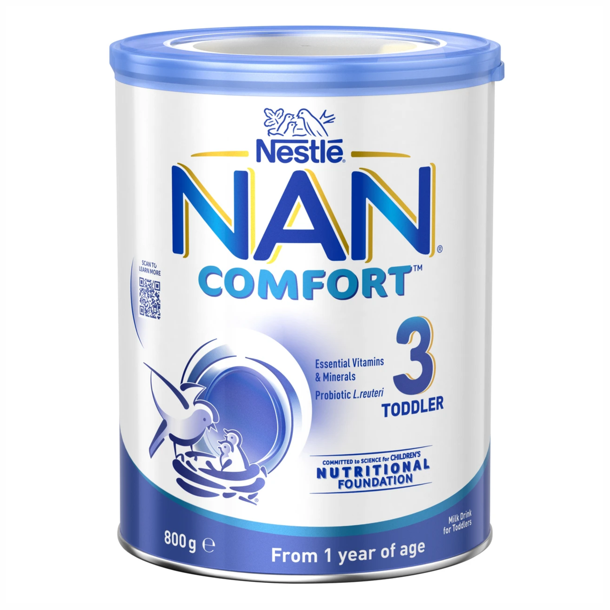Nestle NAN Comfort Toddler Milk Drink Stage 3 800g (EXP: 26/10/2026)