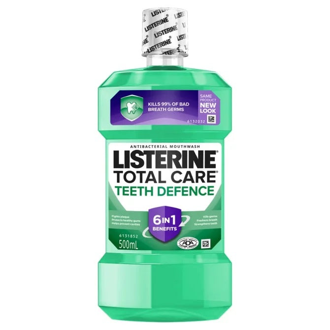 Listerine Teeth Defence Mouthwash 500mL