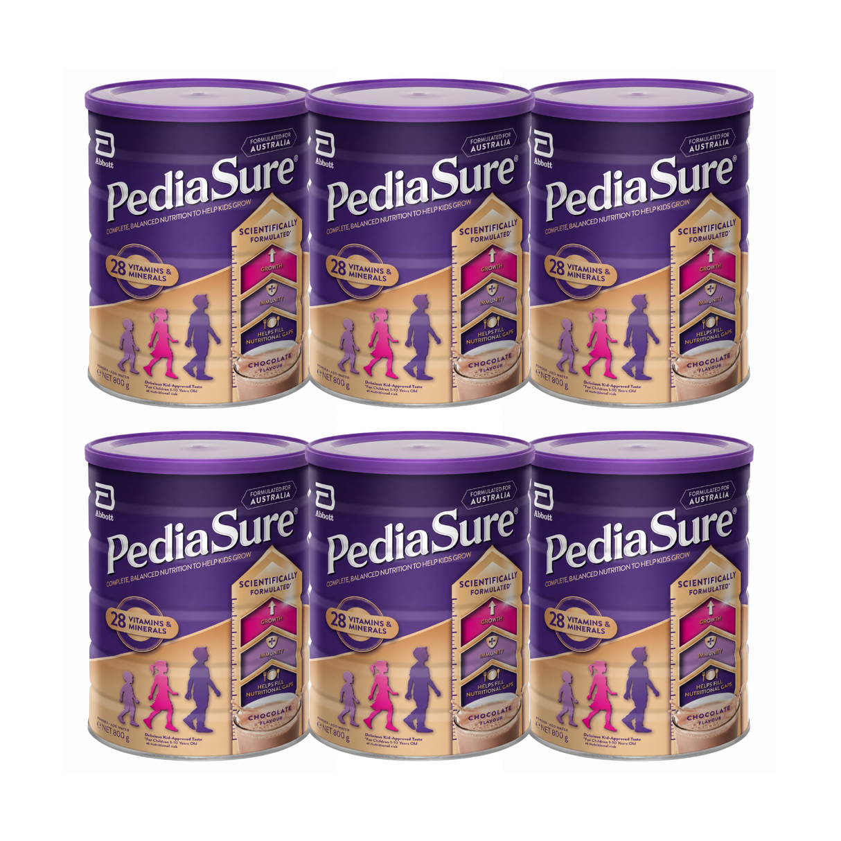 PediaSure Powder Chocolate 800g X 6 BUNDLE