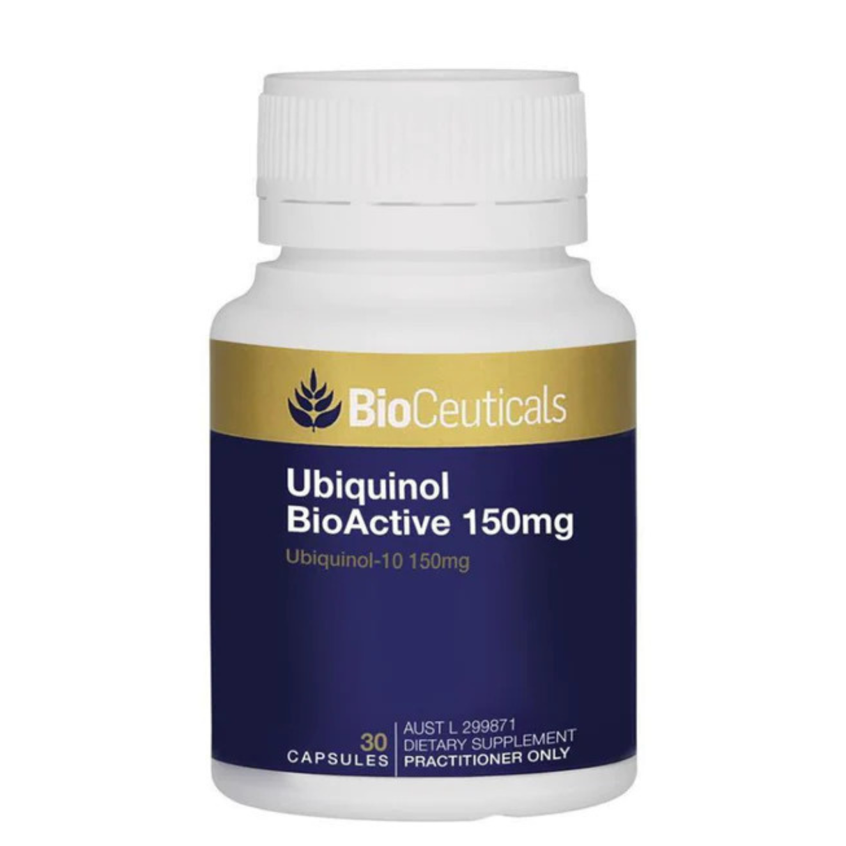 BioCeuticals Ubiquinol BioActive 300mg 30 Capsules