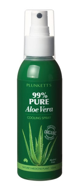 Plunkett's 99% Pure Aloe Vera Cooling Spray 125ml (EXP: 01/07/2026)