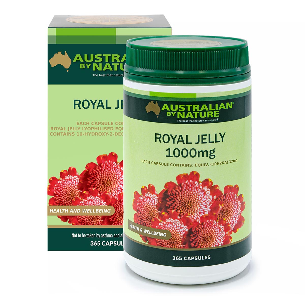 Australian by Nature Royal Jelly 365 Capsules