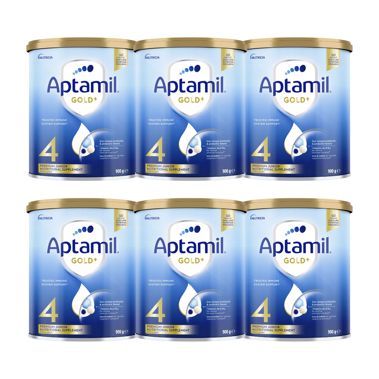 Aptamil Gold+ Stage 4 Junior 900g X 6 BUNDLE