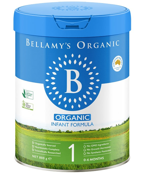 Bellamy's Organic Infant Formula 0-6 Months Stage 1 800g