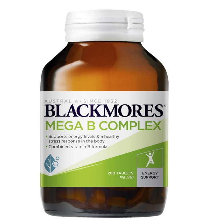 Blackmores Mega B Complex 200 Tablets