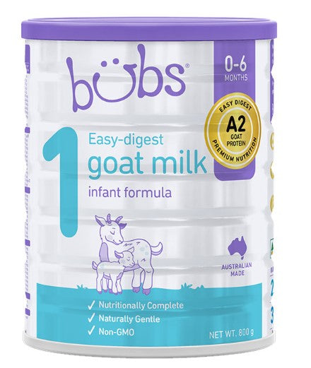 Bubs Goat A2 Infant Formula Stage 1 800g
