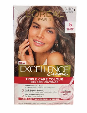 L'Oreal Excellence Creme 5 Natural Brown