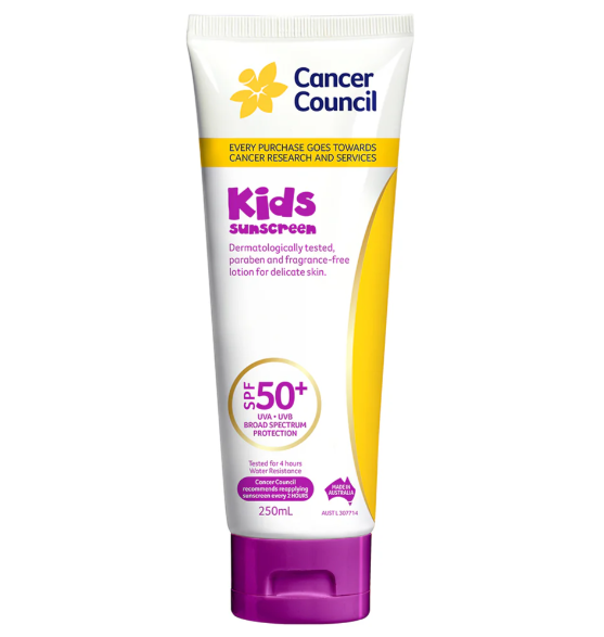 Cancer Council Kids Sunscreen SPF50+ 250mL