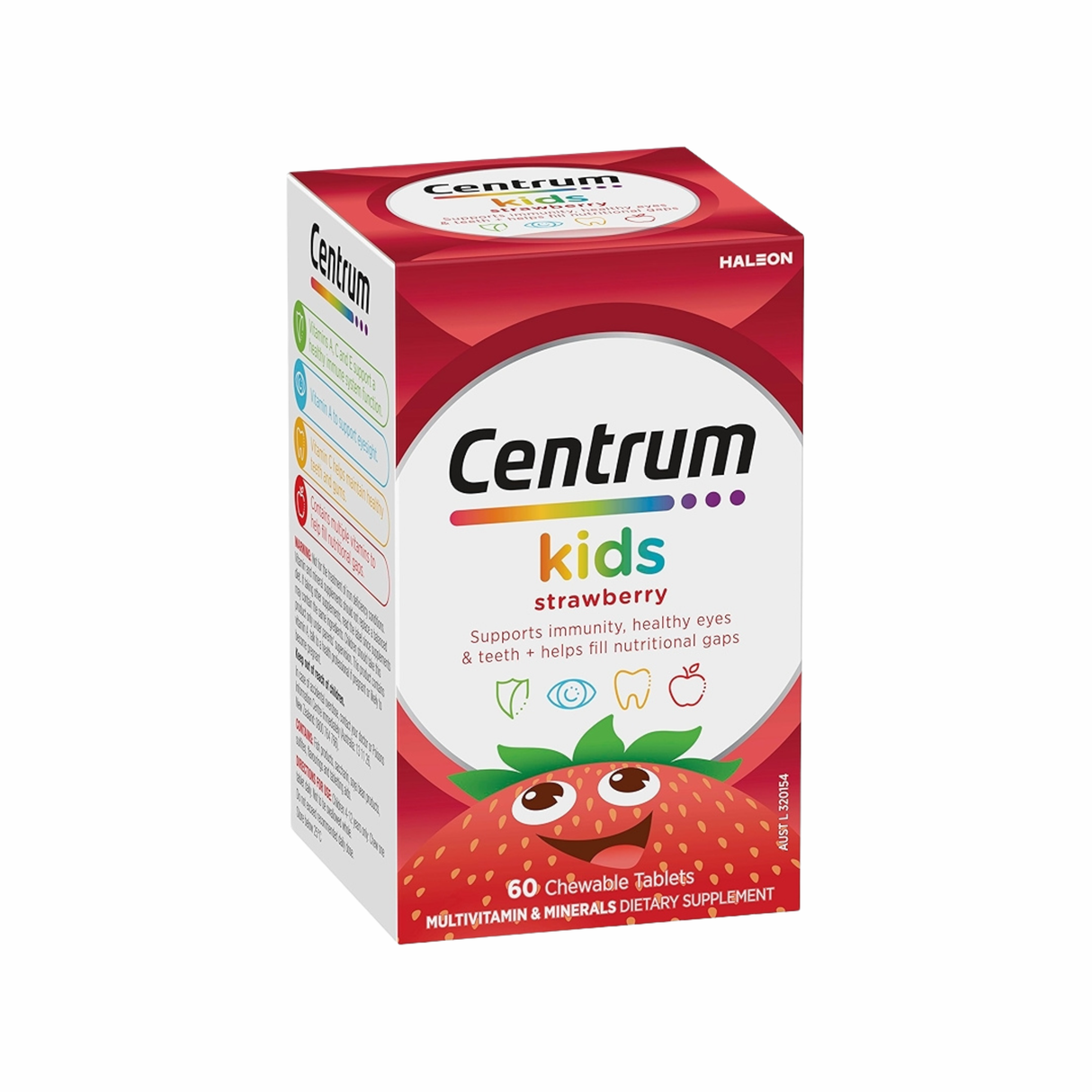 Centrum Kids Strawberry Chewable 60 Tablets