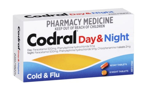 Codral PE Day & Night 24 Tablets (S2)