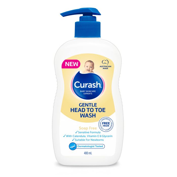 Curash Gentle Head To Toe Wash 400mL