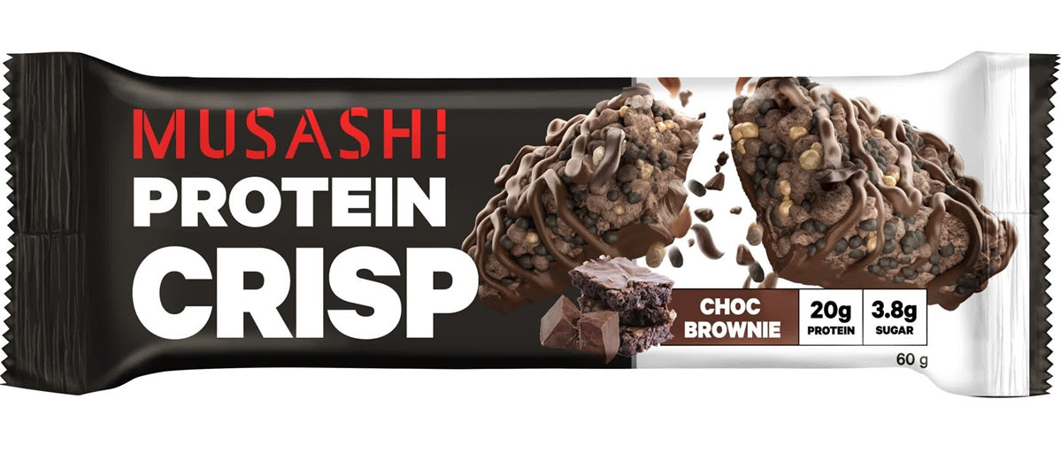 Musashi Protein Crisp Choc Brownie 60g (EXP: 16/10/2026)