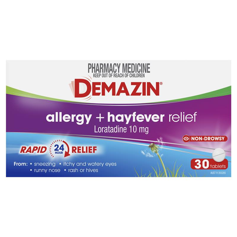 Demazin Allergy & Hayfever 30 Tablets
