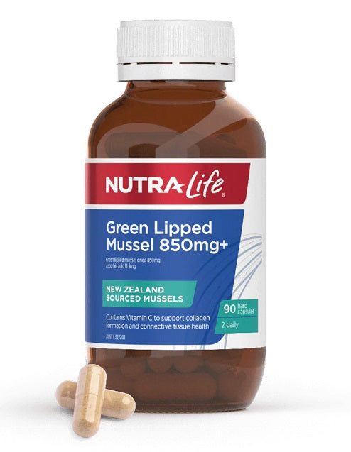 Nutralife Green Lipped Mussel 850mg+ 90 Capsules