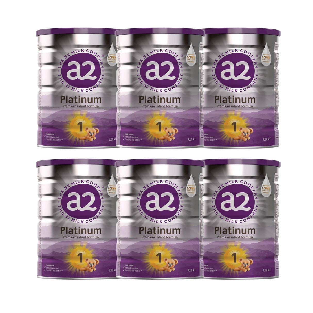 A2 Platinum Premium Infant Formula Stage 1 900g X 6 BUNDLE