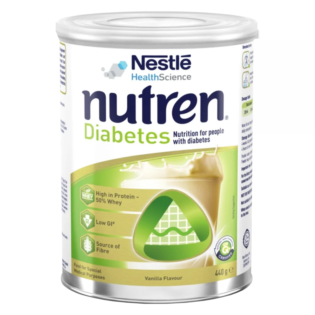 Nestle Nutren Diabetes Vanilla Flavour 440g (EXP: 01/11/2026)