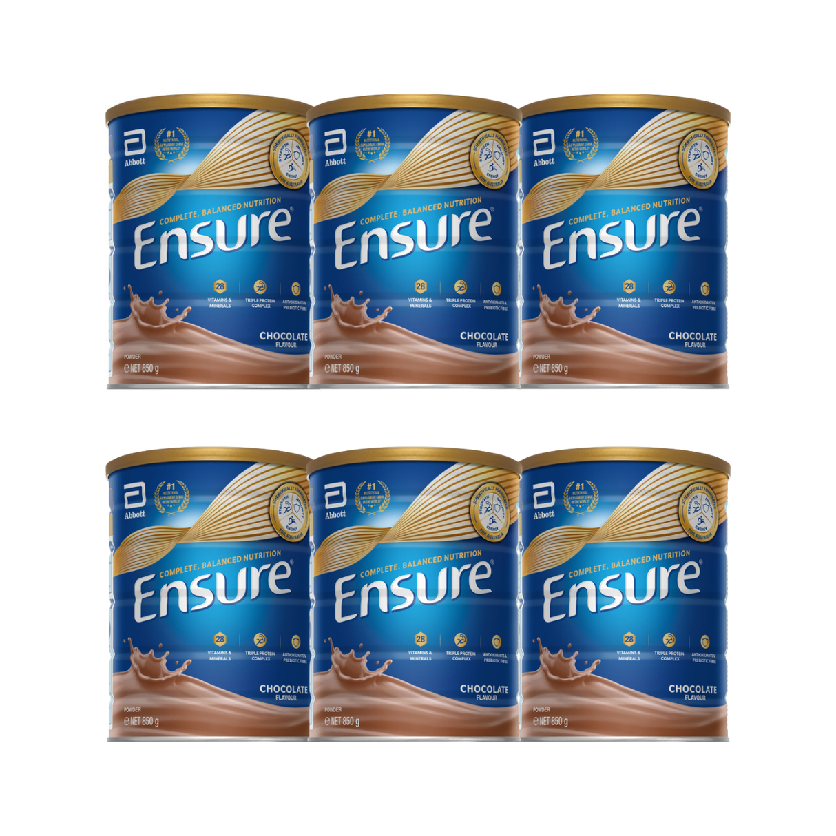 Ensure Powder Chocolate 850g X 6 BUNDLE