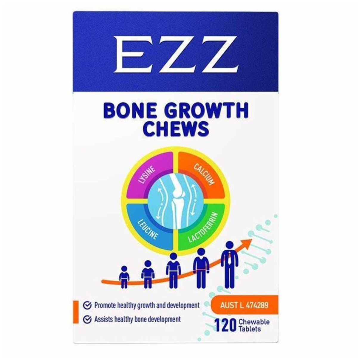 EZZ Bone Growth Chews 120 Chews