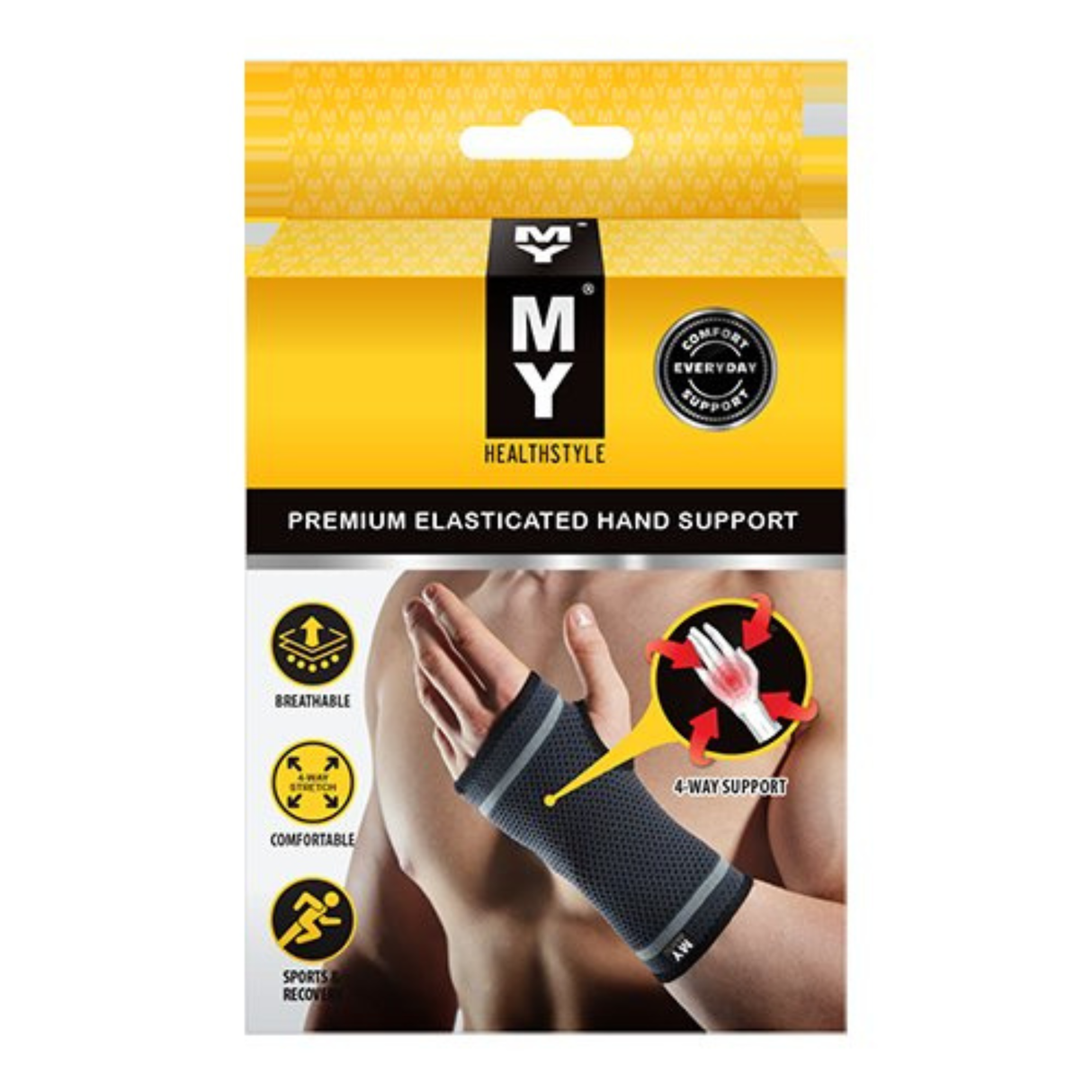 My Premium Elasticated Hand Support Large