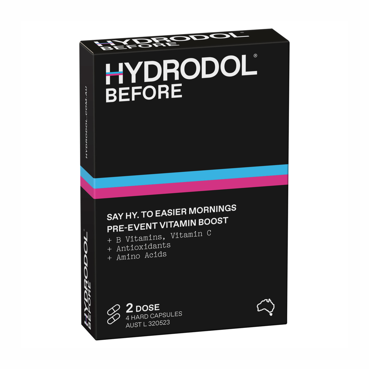 Hydrodol Before 2 Dose 4 Capsules