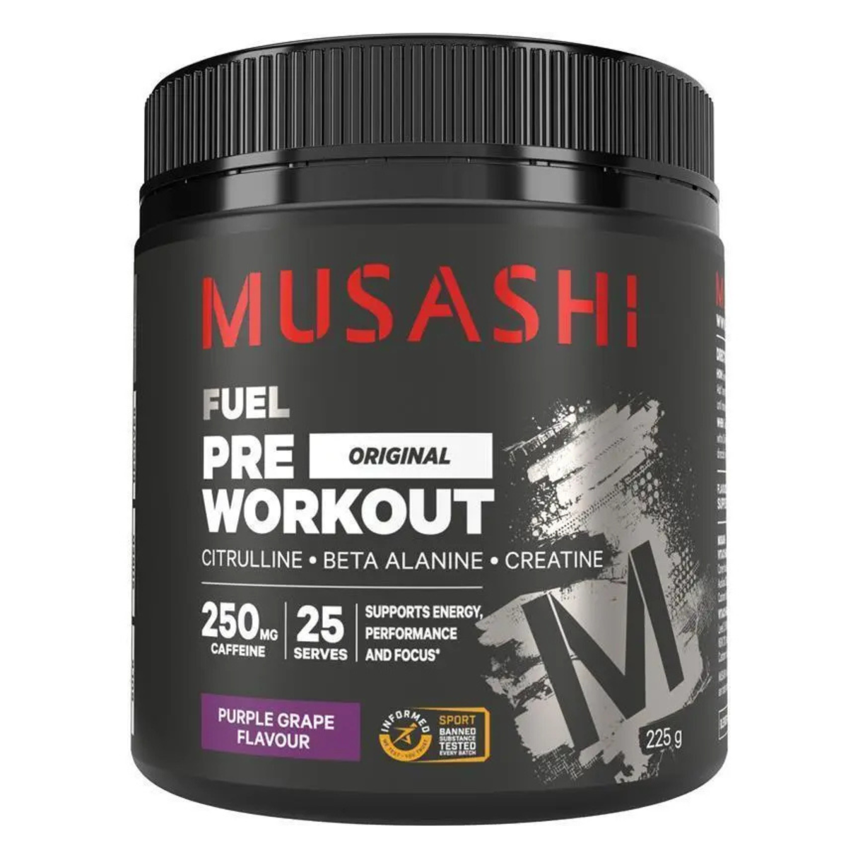 Musashi Pre Workout Purple Grape 225g
