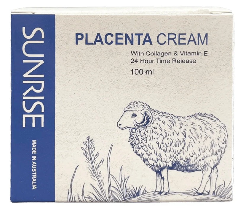 Sunrise Placenta Cream with Collagen and Vitamin E 100mL
