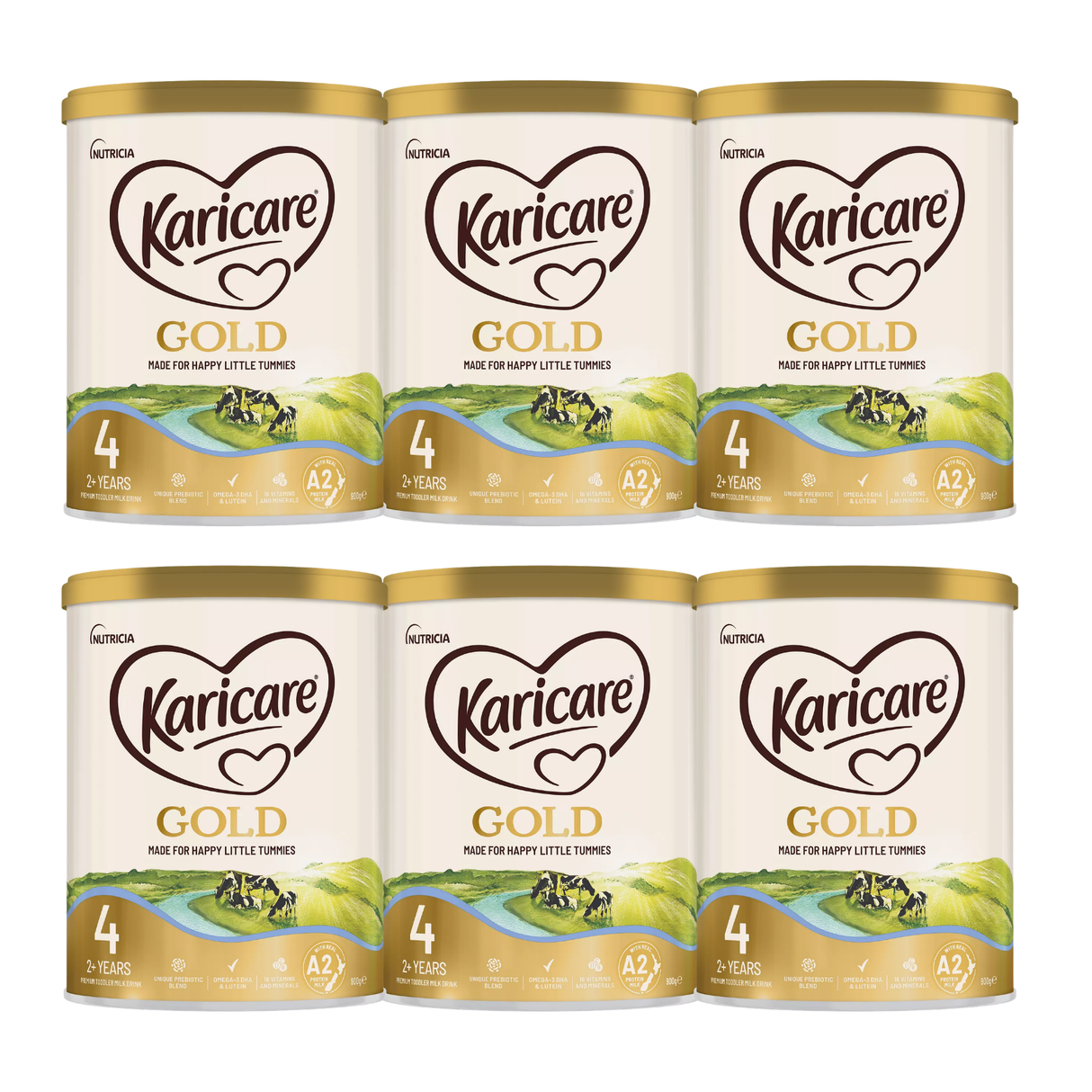 Karicare Gold Plus+ A2 Protein Milk Junior Milk Drink Stage 4 900g X 6 BUNDLE