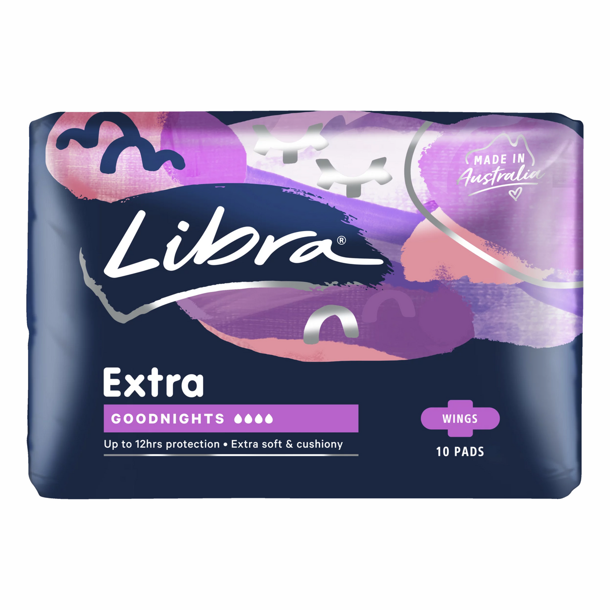 Libra Extra Pads Goodnight With Wings 10 Pads