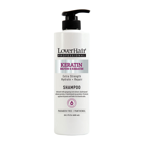 LoverHair Professional Keratin Biotin Shampoo 600mL