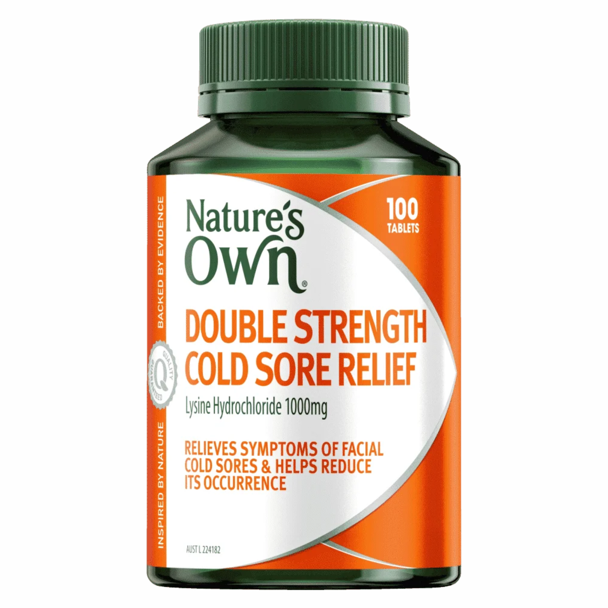 Natures Own Double Strength Cold Sore Relief 100 Tablets