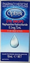 Optrex Eye Drops For Red Eyes 10ml
