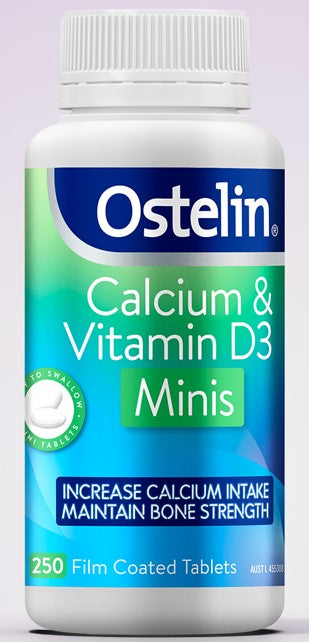 Ostelin Calcium & Vitamin D3 Minis 250 Tablets