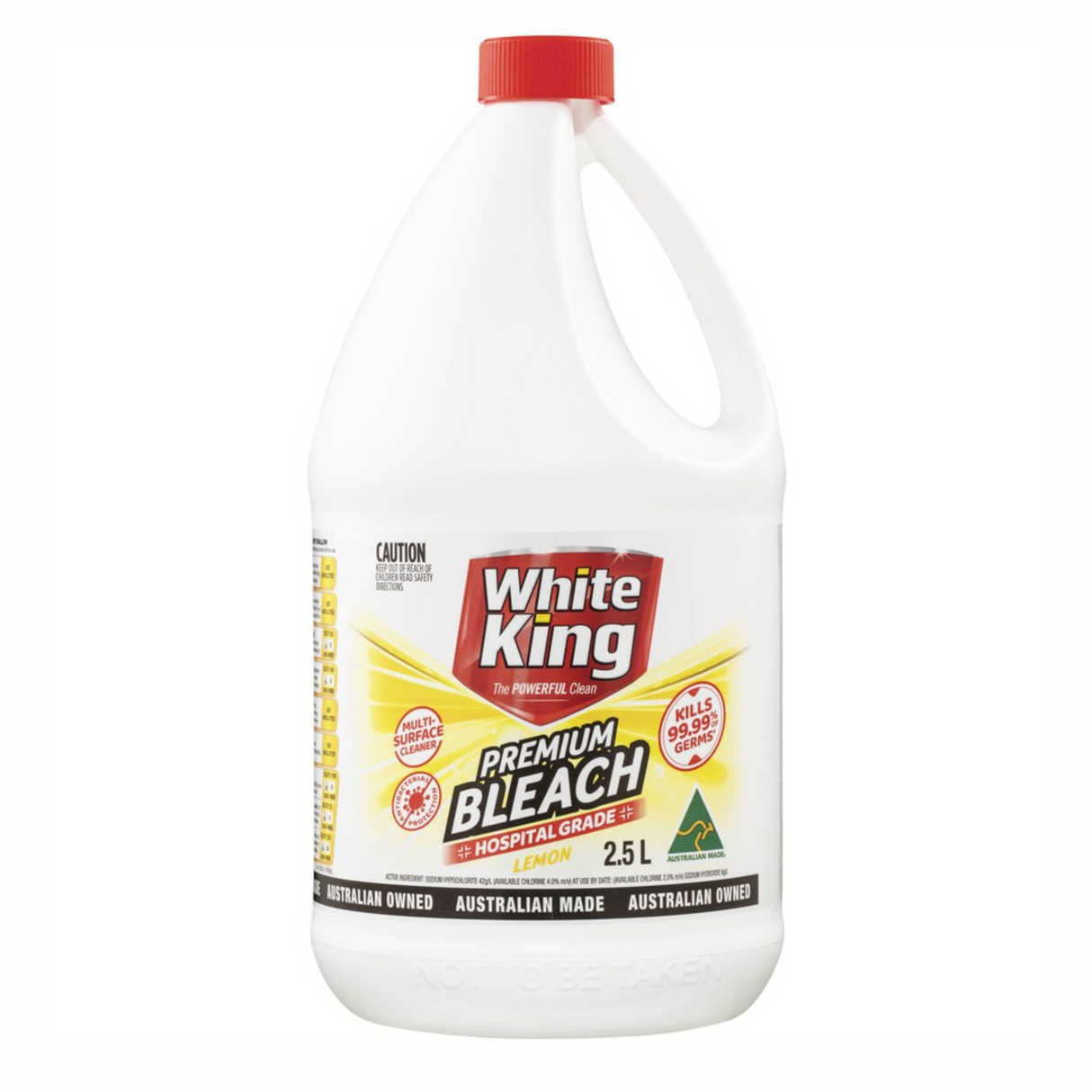 White King Premium Bleach Lemon 2.5L