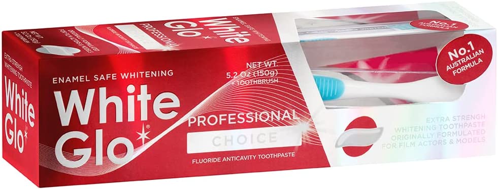 White Glo Professional Choice Whitening Toothpaste 150g