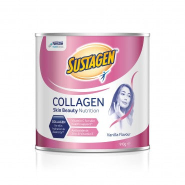 Nestle Sustagen Collagen Skin Beauty Dinh dưỡng Vanilla Hương vị 910G