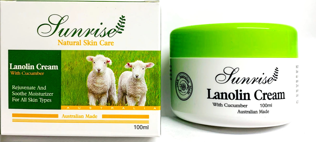 Sunrise Lanolin Cream With Cucumber 100ml