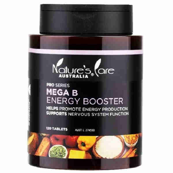 Nature's Care Pro Series Mega B Energy Booster 120 Tablets