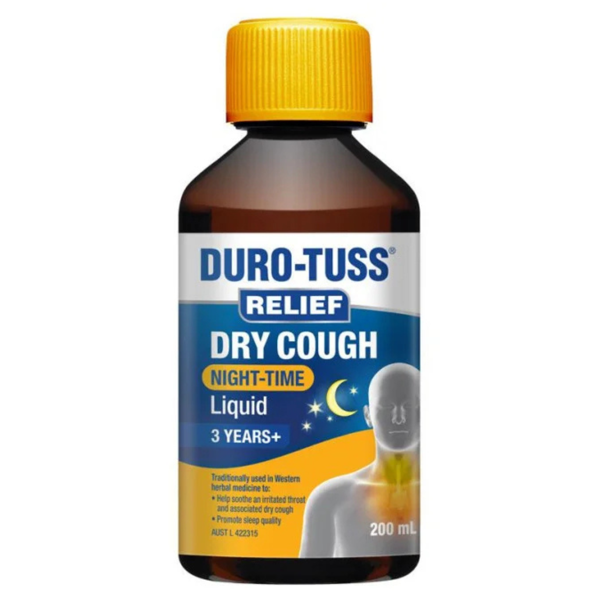 Duro-Tuss Relief Dry Cough Night Liquid 200ml (EXP: 01/09/2026)