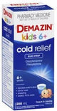 Demazin Kids 6+ Cold Relief Blue Syrup 200mL (S2)