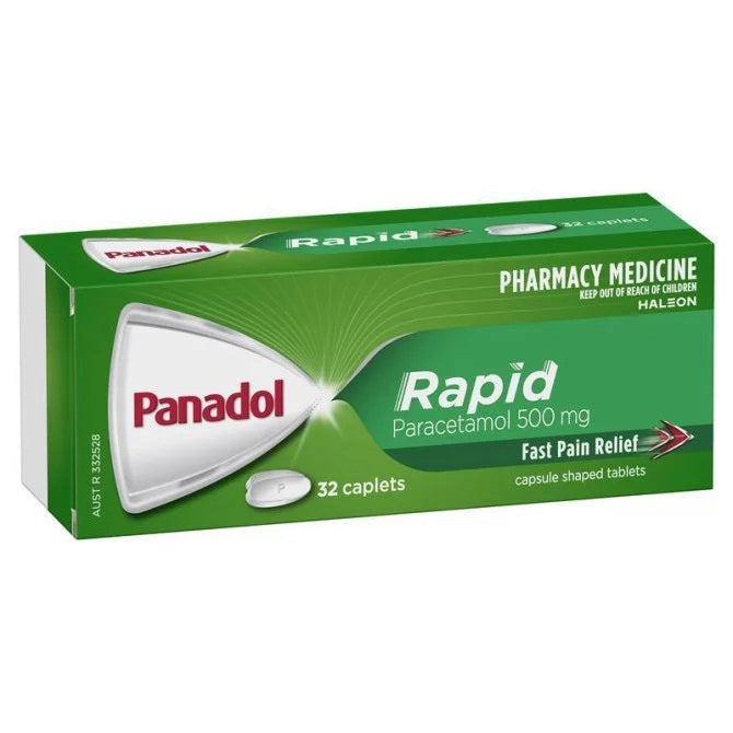 Panadol Rapid Paracetamol 500mg 32 Caplets (S2)