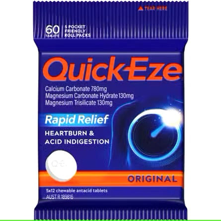 Quick Eze Original Multipack 60 Tablets