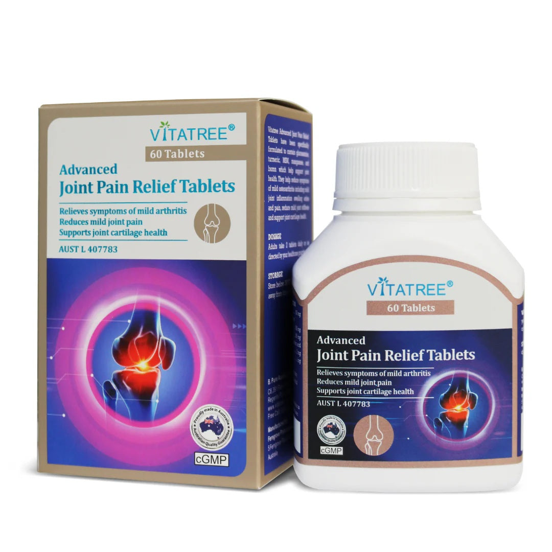 Vitatree Advanced Joint Pain Relief 60 Tablets (EXP: 01/10/2026)