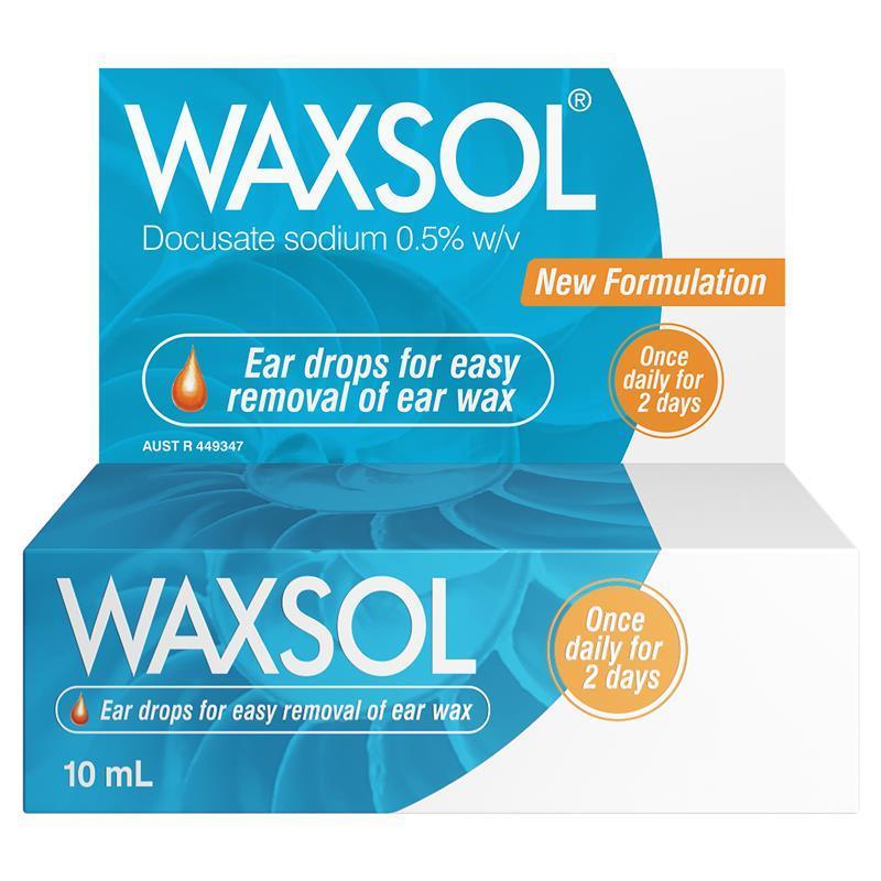 Waxsol Ear Drops 0.5% 10mL