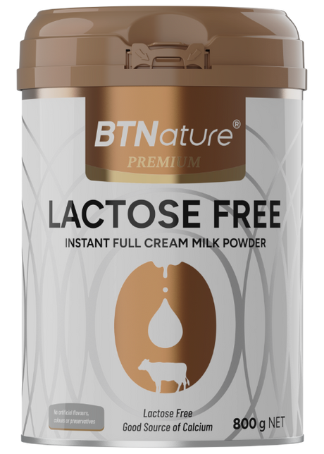 BTNature Lactose Free Instant Full Cream Milk Powder 800g
