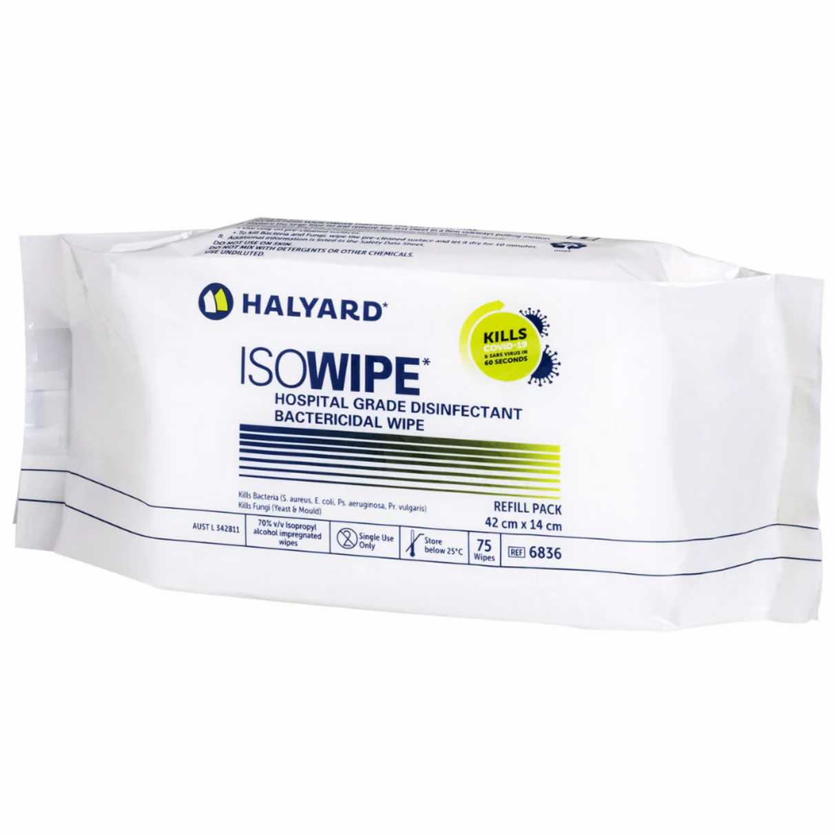 Halyard ISOWipe 75 wipes